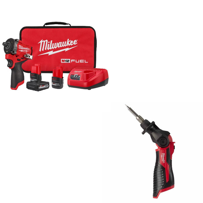 Milwaukee 2563-22 Impact Wrench Kit W/ FREE 2488-20 Soldering Iron
