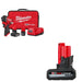 Milwaukee 2563-22 1/2" Impact Wrench Kit W/ FREE 48-11-2450 Battery