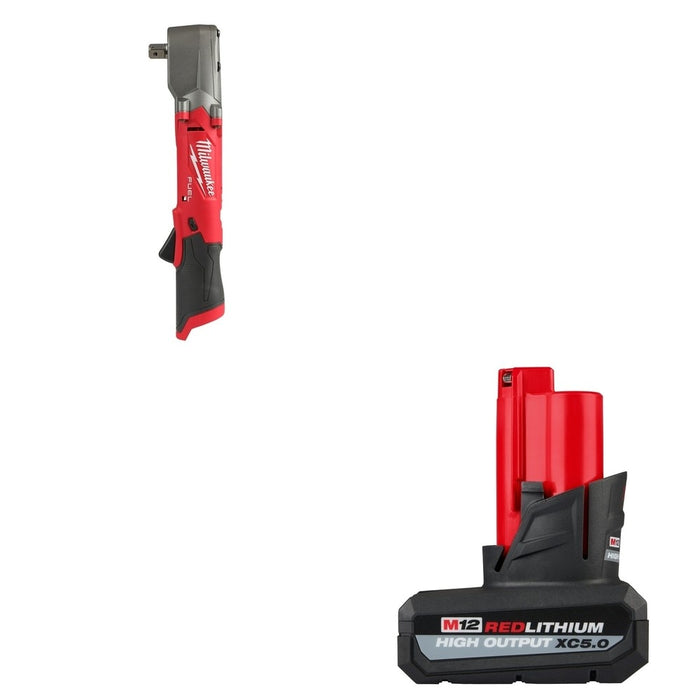 Milwaukee 2565P-20 1/2" Right Angle Impact Wrench w/ Pin Detent W/ FREE 48-11-2450 M12 Battery