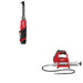 Milwaukee 2569-21 3/8" Ext Reach Ratchet Kit W/ FREE 2446-20 M12 Grease Gun