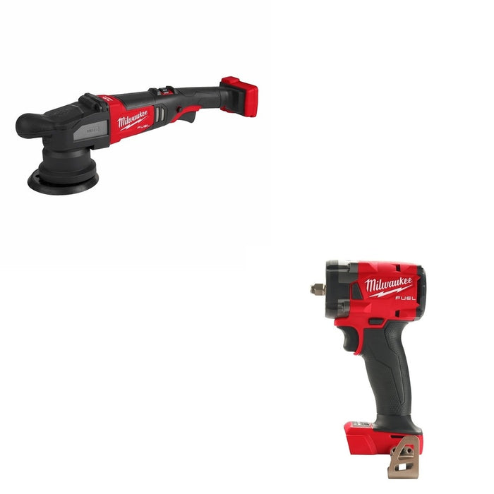 Milwaukee 2684-20 15mm Random Orbital Polisher W/ FREE 2854-20