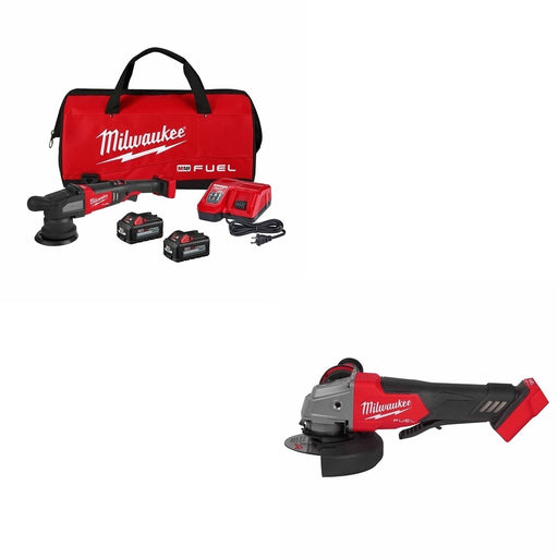 Milwaukee 2684-22HD M18 FUEL 15mm Random Orbital Polisher W/ FREE 2880-20 Grinder
