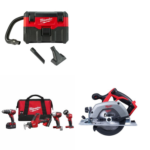 Milwaukee 2695-24 4-Tool Combo W/ FREE 0880-20 and FREE 2630-20