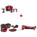 Milwaukee 2696-24 M18 Crdlss 4-Tool Comb Kit w Rdm Orbt Sndr & M18 Osc Mlti-Tool