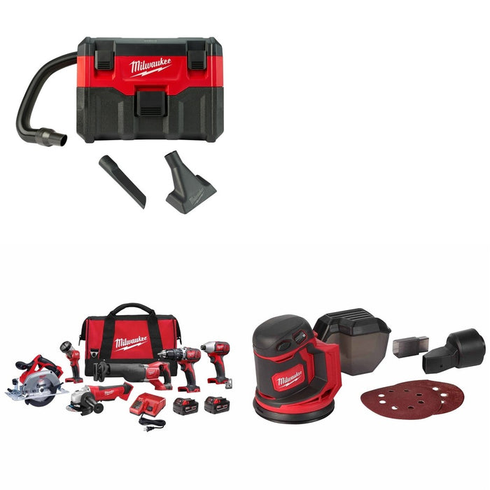 Milwaukee 2696-26 6-Tool Combo W/ FREE 0880-20 and FREE 2648-20