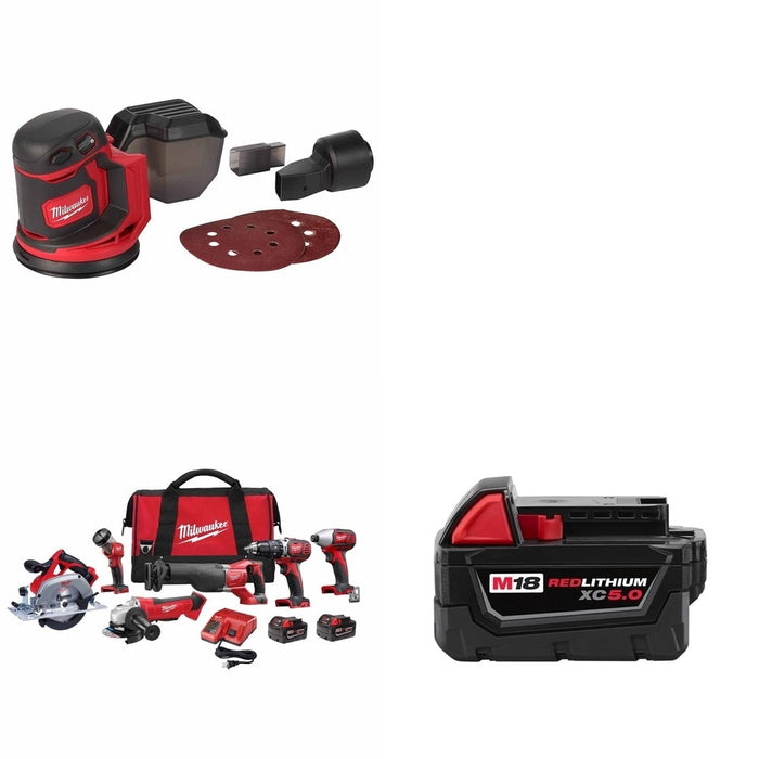 Milwaukee 2696-26 6-Tool Combo W/ FREE 2648-20 and FREE 48-11-1850
