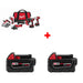 Milwaukee 2696-26 M18 6-Tool Combo Kit w/ Two 48-11-1850 XC5.0 Batteries