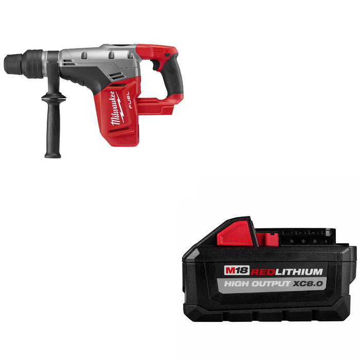 Milwaukee 2717-20 M18 FUEL Rotary Hammer W/ FREE 48-11-1880 M18 XC8.0 BATTERY