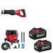 Milwaukee 2722-20 M18 FUEL SAWZALL W/ 0910-20 M18 Vacuum & FREE Battery 2 Pack