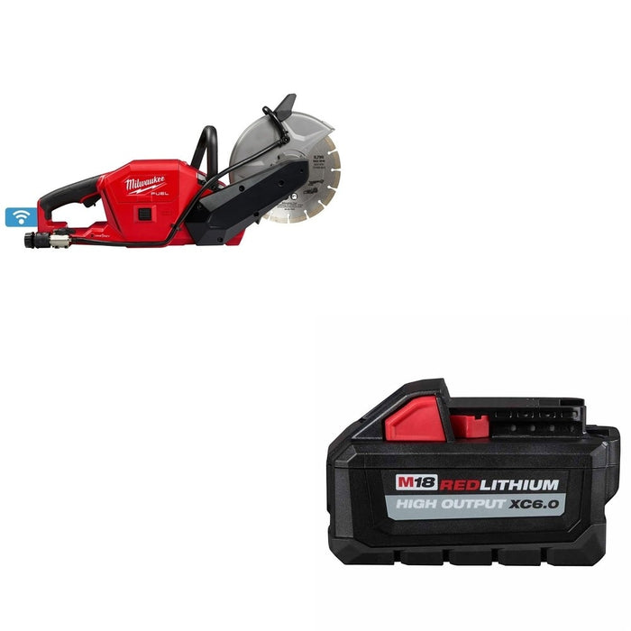 Milwaukee 2786-20 M18 FUEL 9" Cut-Off Saw w/ONE-KEY W/ FREE 48-11-1865 M18 Battery