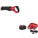Milwaukee  2821-20 M18 FUEL Recip Saw W/ 48-59-1850 M18 XC5.0 Starter Kit