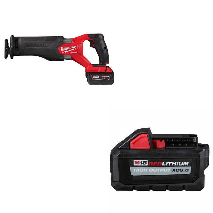 Milwaukee  2821-21 M18 FUEL Recip Saw Kit w/ FREE 48-11-1865 M18 Battery Pack