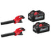 Milwaukee 2824-20 M18 FUEL Blower, 2 Pack W/ FREE 48-11-1862 M18 Battery-2Pk