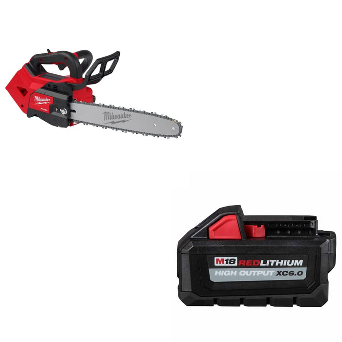 Milwaukee 2826-20T M18 FUEL 14" Top Handle Chainsaw w/FREE 48-11-1865 Battery