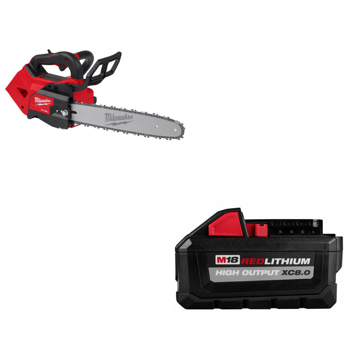 Milwaukee 2826-20T M18 FUEL 14" Chainsaw W/ FREE 48-11-1880 M18 XC8.0 BATTERY