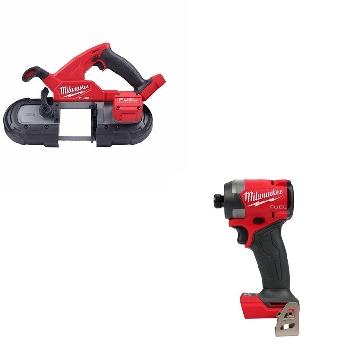 Milwaukee 2829-20 M18 FUEL Compact Band Saw W/ FREE 2953-20 1/4" Hex Impact Driver