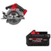 Milwaukee 2833-20 6-1/2" Circular Saw Kit W/ FREE 48-11-1881 Battery