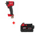 Milwaukee 2854-20 M18 FUEL 3/8" Impact Wrench w/ FREE 48-11-1850 Battery Pack
