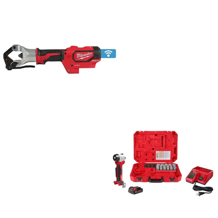 Milwaukee 2877-20 M18 Force Logic 750 MCM Dieless Crimper W/ FREE 2935CU-21S Cable Stripper
