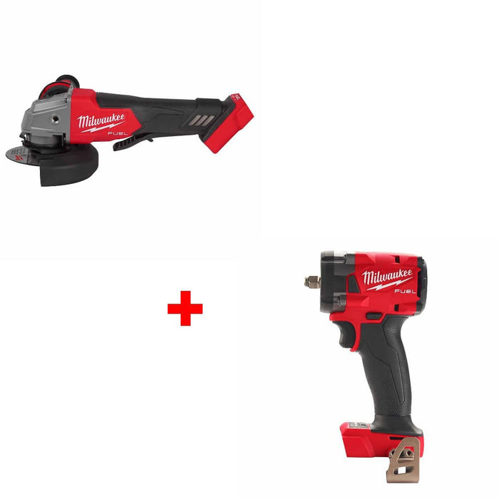 Milwaukee 2880-20 M18 FUEL Grinder Switch w/ FREE 2854-20 M18 FUEL Impact Wrench