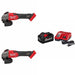 Milwaukee 2889-20 M18 FUEL Grinder, 2Pk w/ FREE 48-59-1880 M18 XC8.0 Starter Kit