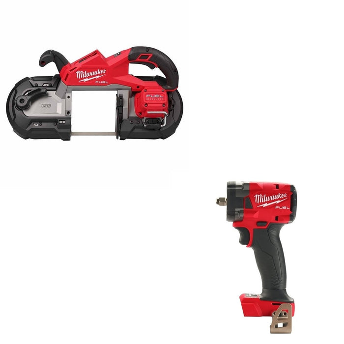 Milwaukee 2929-20 Deep Cut Band Saw W/ FREE 2854-20 3/8" Compact Impact Wrench w/ Friction Ring