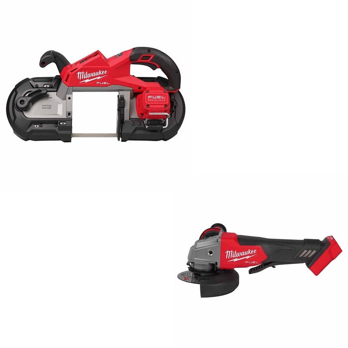 Milwaukee 2929-20 Deep Cut Band Saw W/ FREE 2880-20 4-1/2" / 5" Grinder Paddle Switch, No-Lock