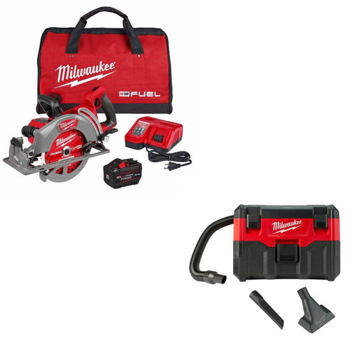 Milwaukee 2930-21HD Rear Handle Saw Kit W/ FREE 0880-20 Wet/Dry Vac