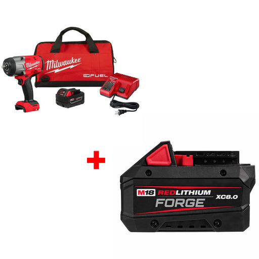 Milwaukee 2967-21B M18 Impact Wrench Kit W/ FREE 48-11-1881 M18 Battery Pack