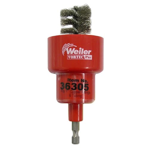 Weiler 36305 Vortec Pro Turbo Tube 1" x 1-1/8" Stainless Steel Tube Brush