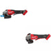 Milwaukee 3674-20 Grinder Kit W/ FREE 2888-20 Grinder