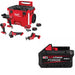Milwaukee 3697-24PO 4PC Fuel + PACKOUT Kit W/ FREE 48-11-1881 Battery