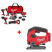 Milwaukee 3697-25 M18 FUEL 5-Tool Combo Kit w/ FREE 2737-20 M18 Jig Saw, Bare