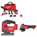 Milwaukee 3698-24MT M18 4-Tool Combo Kit w/ FREE 2737-20 Jig Saw & Grinder