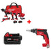 Milwaukee 3698-24MT M18 4-Tool Combo Kit w/ FREE 48-11-1850 Battery  & Screw Gun