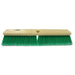 Weiler 42163 18" Perma-Sweep™ Floor Brush, Flagged Green Polystyrene Fill