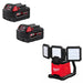 Milwaukee 48-11-1852 M18 XC5.0 Battery-2 Pack W/ FREE 2368-20 M18 Rover Light