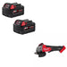 Milwaukee 48-11-1852 M18 Battery 2-Pack w/ FREE 2880-20 M18 Grinder Switch