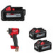 Milwaukee 48-11-1865 M18 Battery Pack W/ M18 Impact Wrench & FREE Battery-2Pk