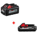 Milwaukee 48-11-1865 M18 XC6.0 Battery Pack w/ FREE 48-11-1835 M18 CP3.0 Battery