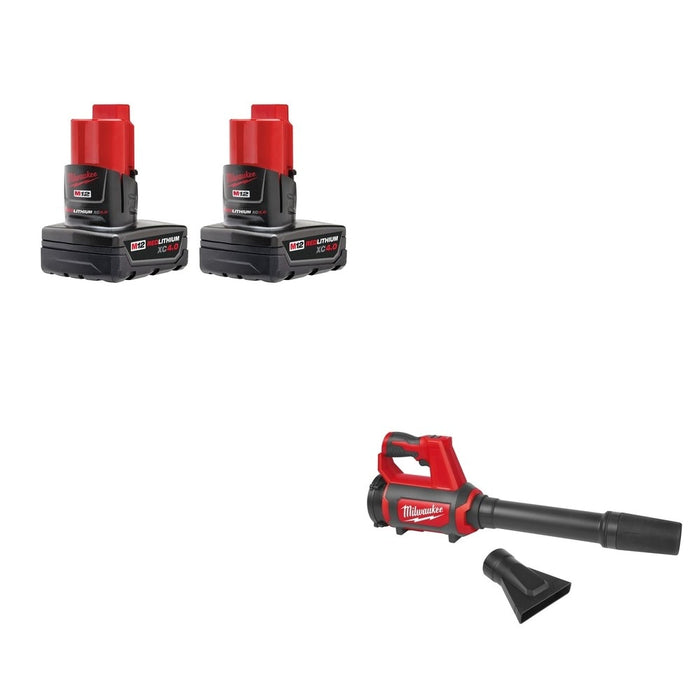 Milwaukee 48-11-2442 M12 Battery W/ FREE 0852-20 Spot Blower