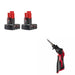 Milwaukee 48-11-2442 M12 Battery W/ FREE 2488-20 Soldering Iron