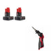 Milwaukee 48-11-2442 M12 Battery W/ FREE 2488-20 Soldering Iron