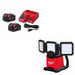 Milwaukee 48-59-1852B M18 5Ah 2pk Starter W/ FREE 2368-20 Flood & Area Light