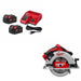 Milwaukee 48-59-1852B M18 5Ah 2pk Starter W/ FREE 2631-20 Circular Saw
