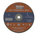 Weiler 56270 3" x 1/8" Type 1 Cut-Off Wheel, A36T, 1/4" A.H.