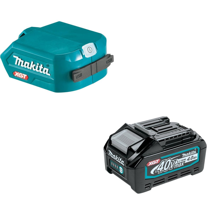 Makita ADP001G 40V max XGT Cordless Power Source W/ BL4040 40V max XGT 4.0Ah Battery