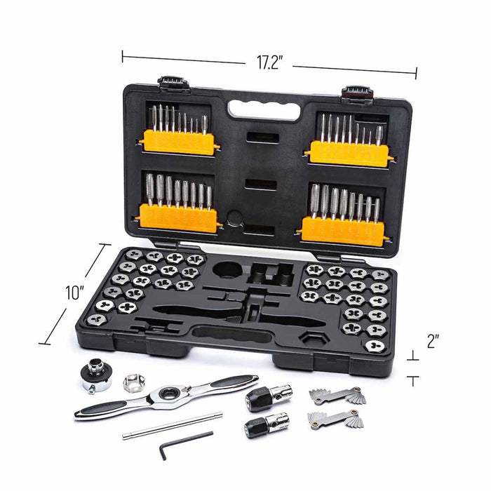 GearWrench 3887 77 Pc. SAE/Metric Ratcheting Tap and Die Set - 3