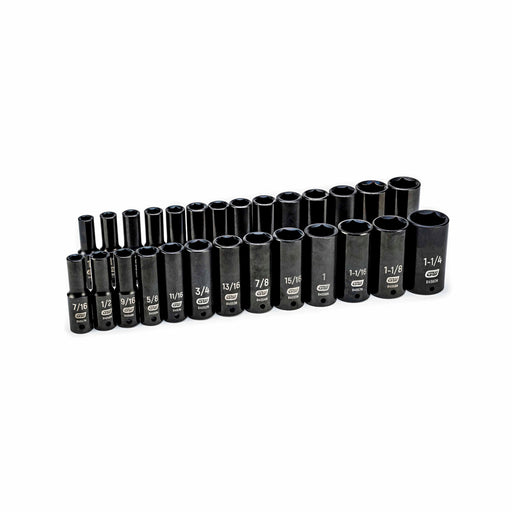 GearWrench 84949N 27 Pc. 1/2" Drive 6 Point Deep Impact SAE/Metric Socket Set - 2