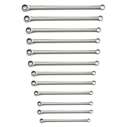 GearWrench 85988 12 Pc. 72-Tooth 12 Point XL GearBox Double Box Ratcheting Metric Wrench Set